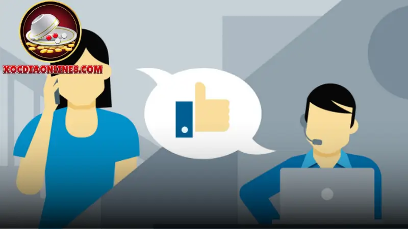 Quy trình xử lý yêu cầu liên hệ tại Xóc đĩa online 8
